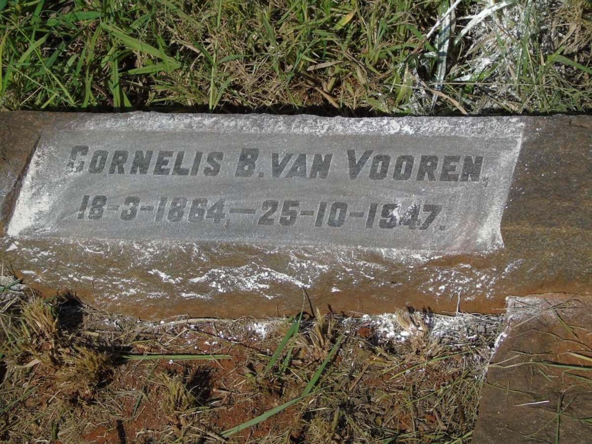 VOOREN Cornelis B., van 1864-1947