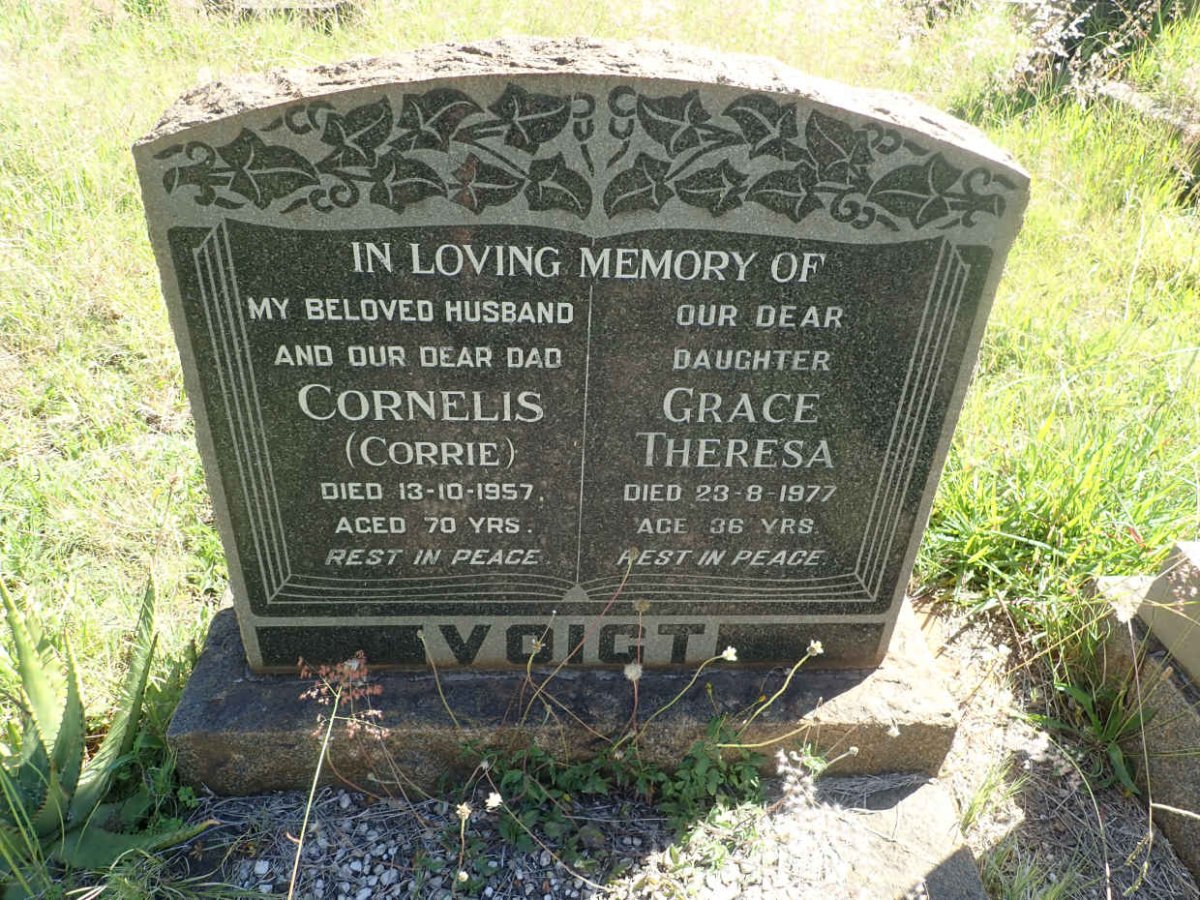 VOIGT Cornelis -1957 :: VOIGT Grace Theresa -1977