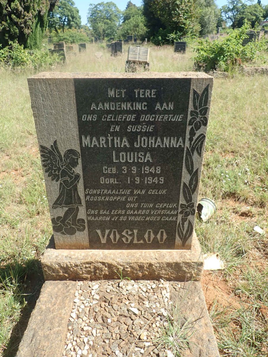 VOSLOO Martha Johanna Louisa 1948-1949