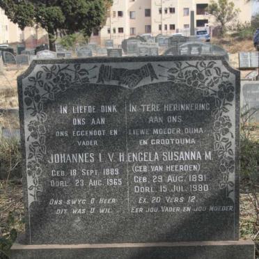 VORSTER Johannes L.V.H. 1889-1965 & Engela Susanna M. VAN HEERDEN 1891-1980