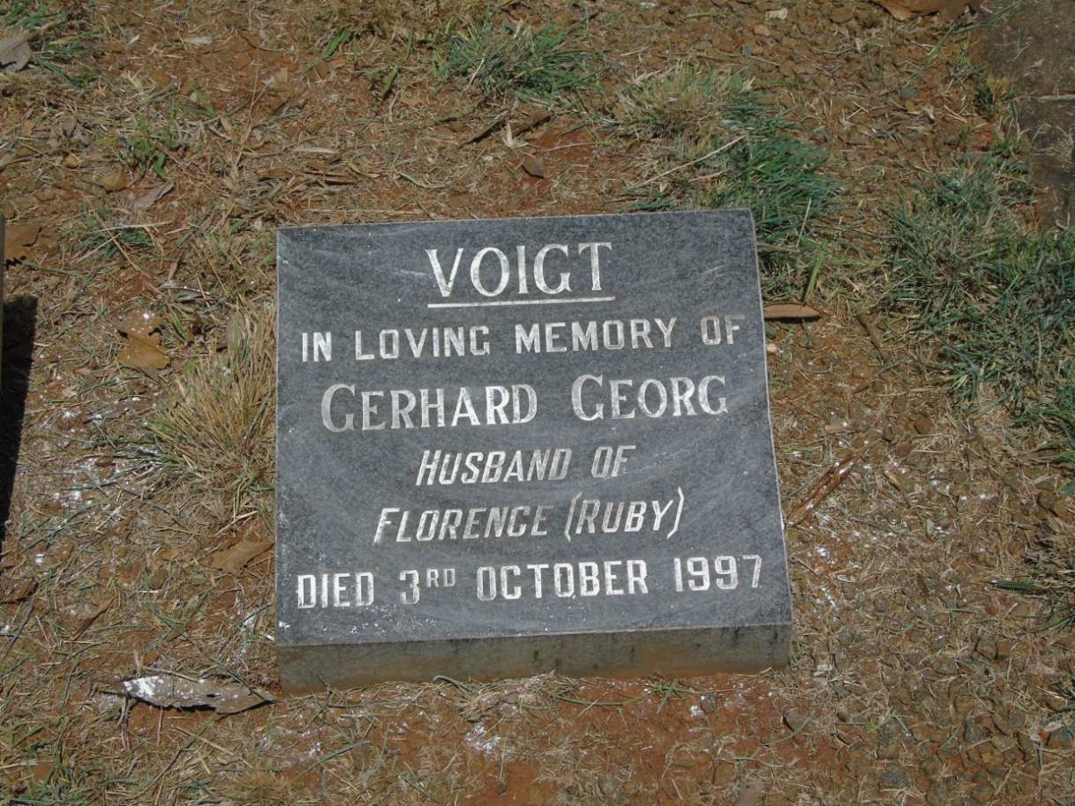 VOIGT Gerhard Georg -1997