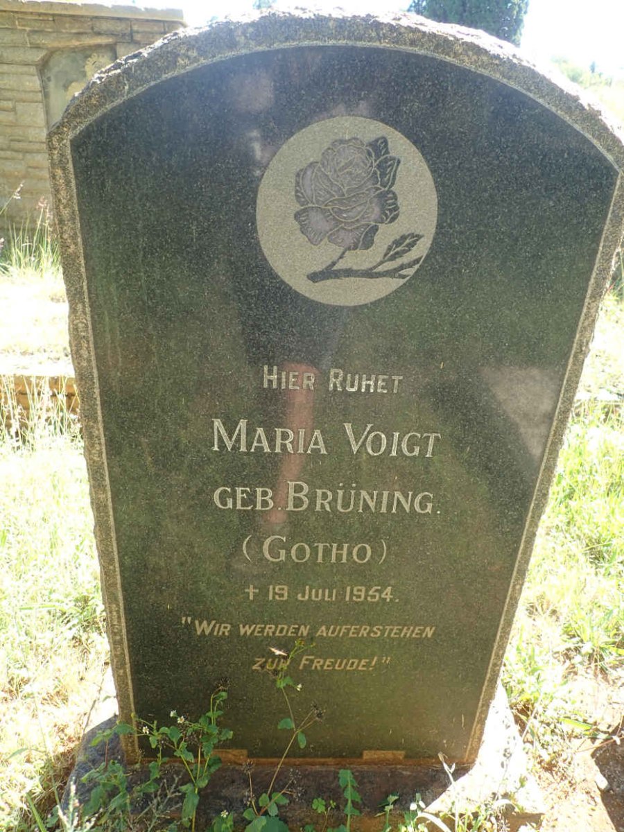 VOIGT Maria nee BRUNING -1954