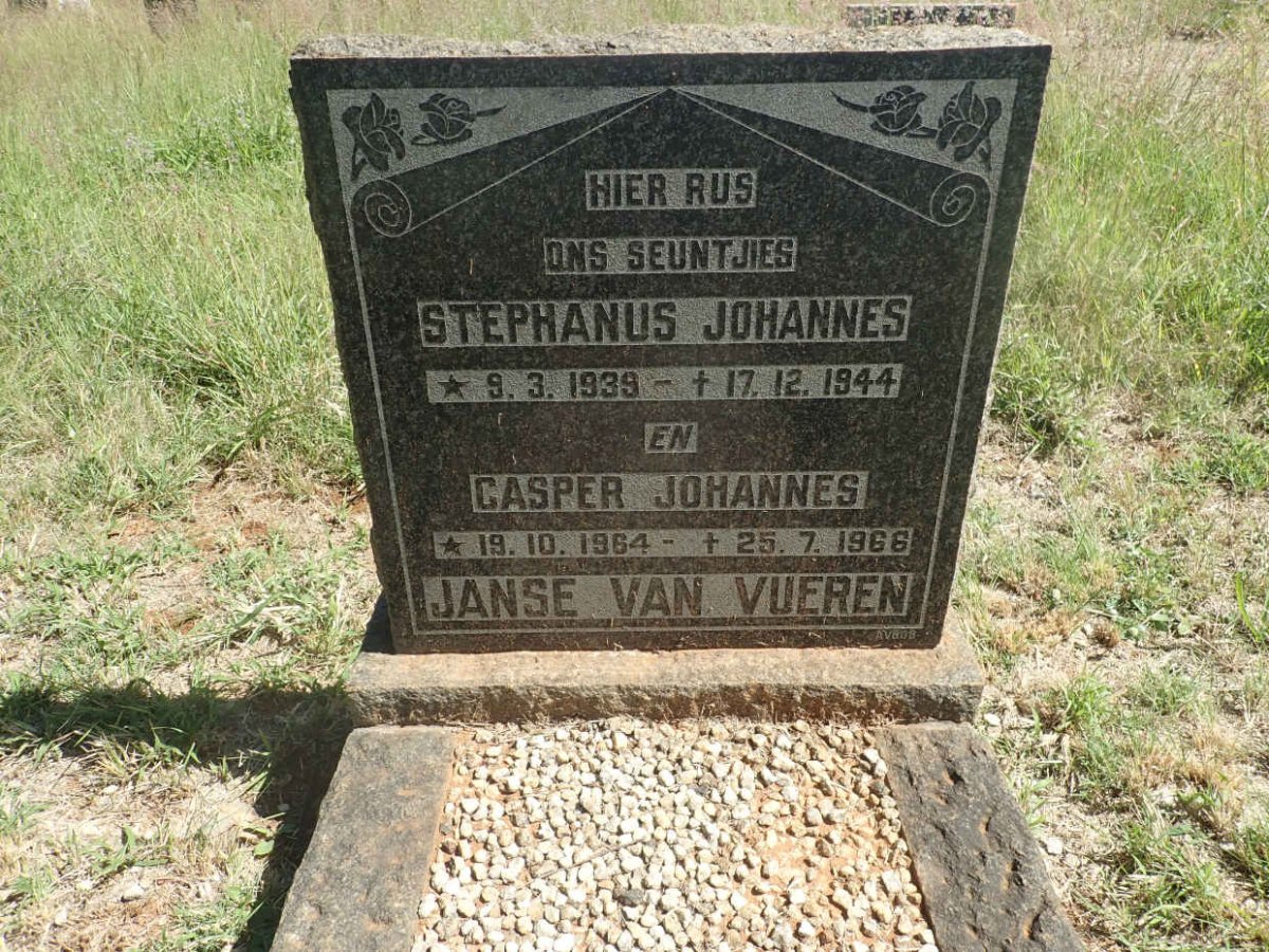 VUEREN Stephanus Johannes, Janse van 1939-1944 :: JANSEN VAN VUEREN Casper Johannes 1964-1966