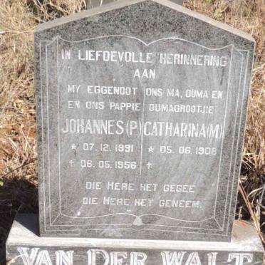 WALT Johannes, van der 1891-1956 & Catharina 1908- 