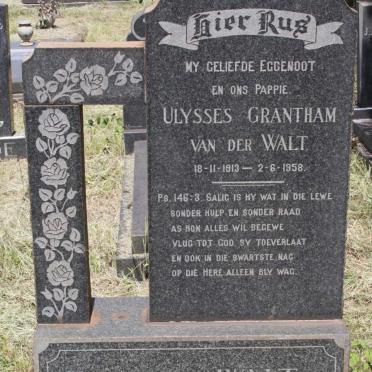 WALT Ulysses Grantham, van der 1913-1958