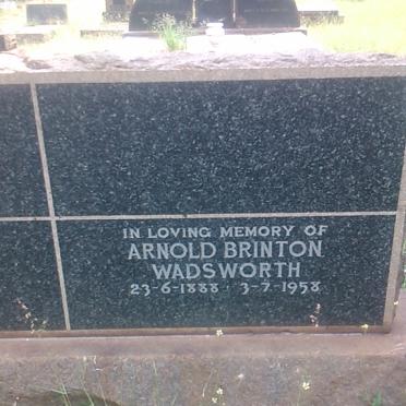 WADSWORTH Arnold Brinton 1888-1958