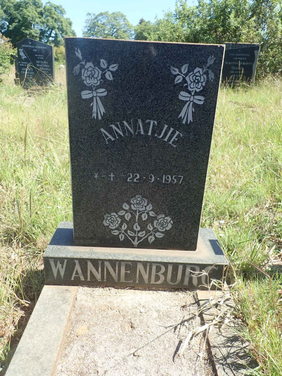 WANNENBURG Annatjie 1957-1957