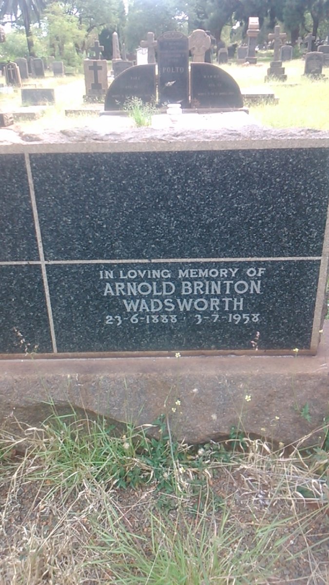 WADSWORTH Arnold Brinton 1888-1958