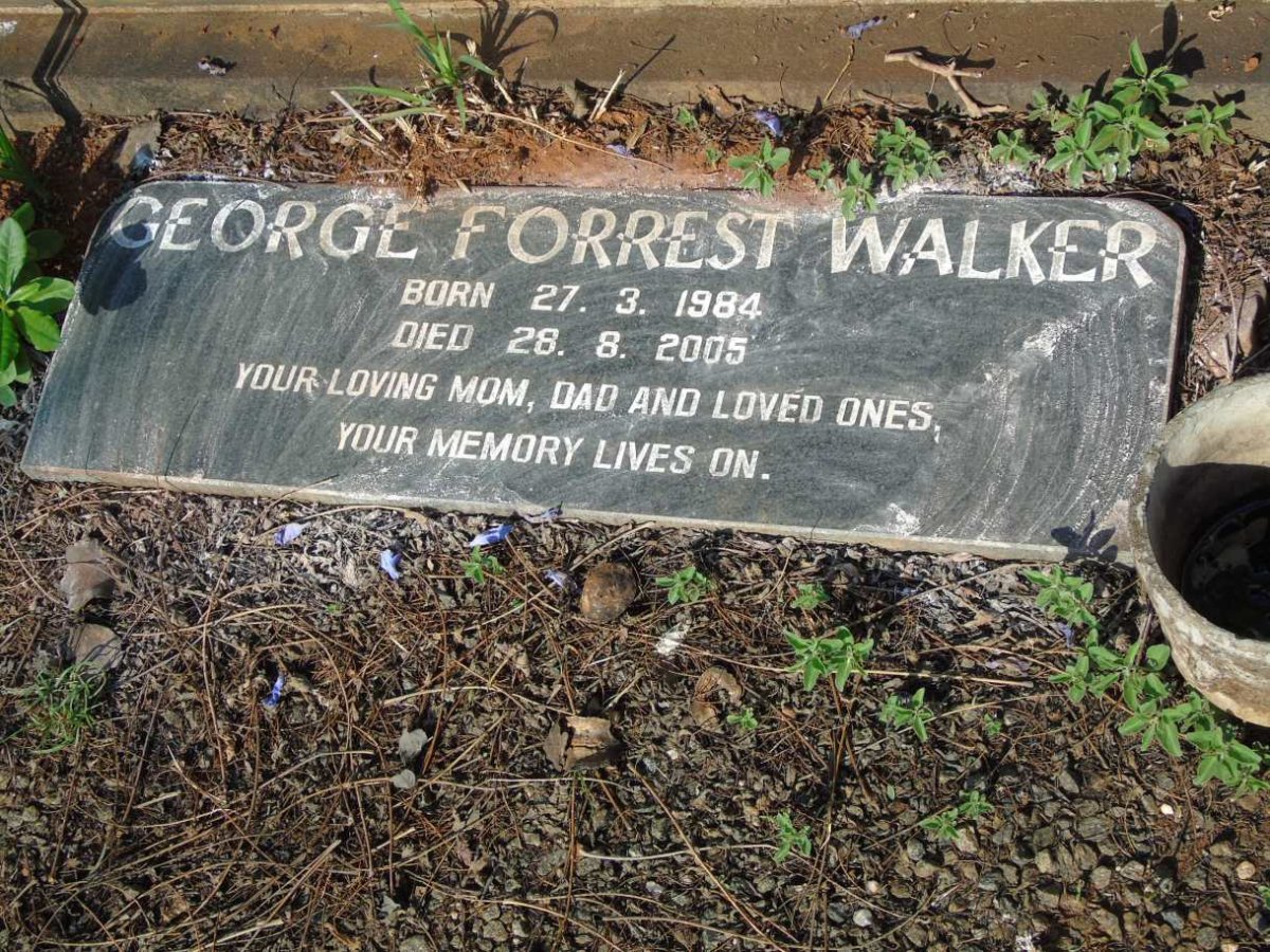 WALKER George Forrest 1984-2005