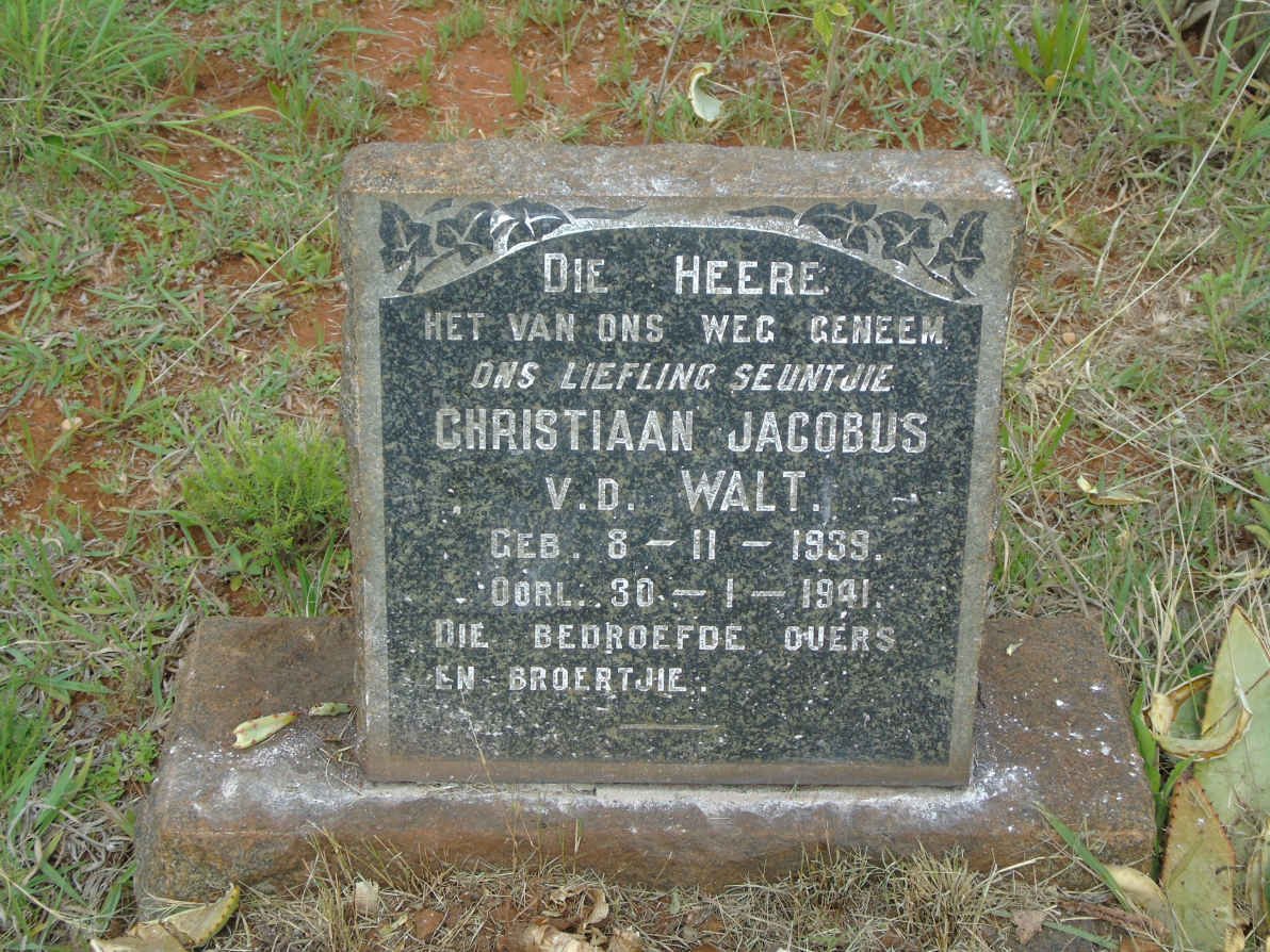 WALT Christiaan Jacobus, v.d. 1939-1941