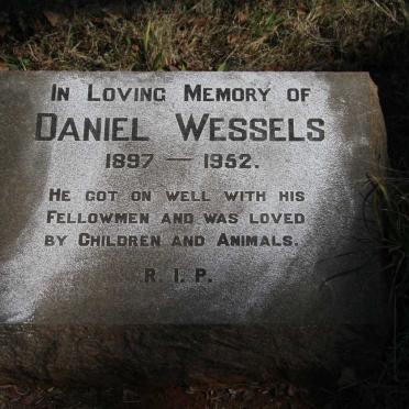 WESSELS Daniel 1897-1952