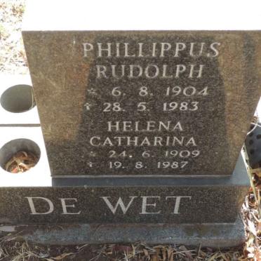 WET Phillippus Rudolph, de 1904-1983 & Helena Catharina 1909-1987