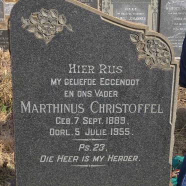 WESTHUIZEN Marthinus Christoffel, van der 1889-1955