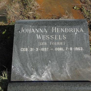 WESSELS Johanna Hendrika nee FOURIE 1897-1963