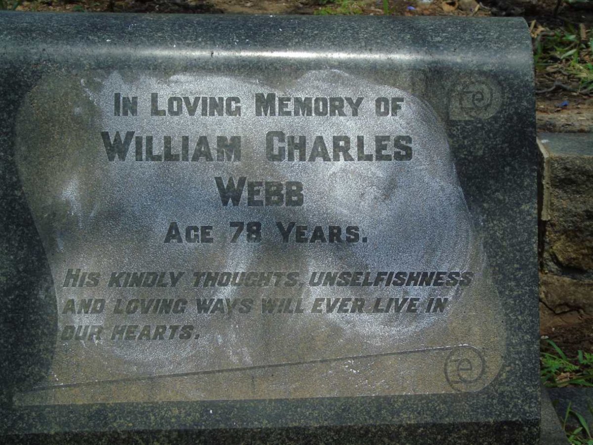 WEBB William Charles 