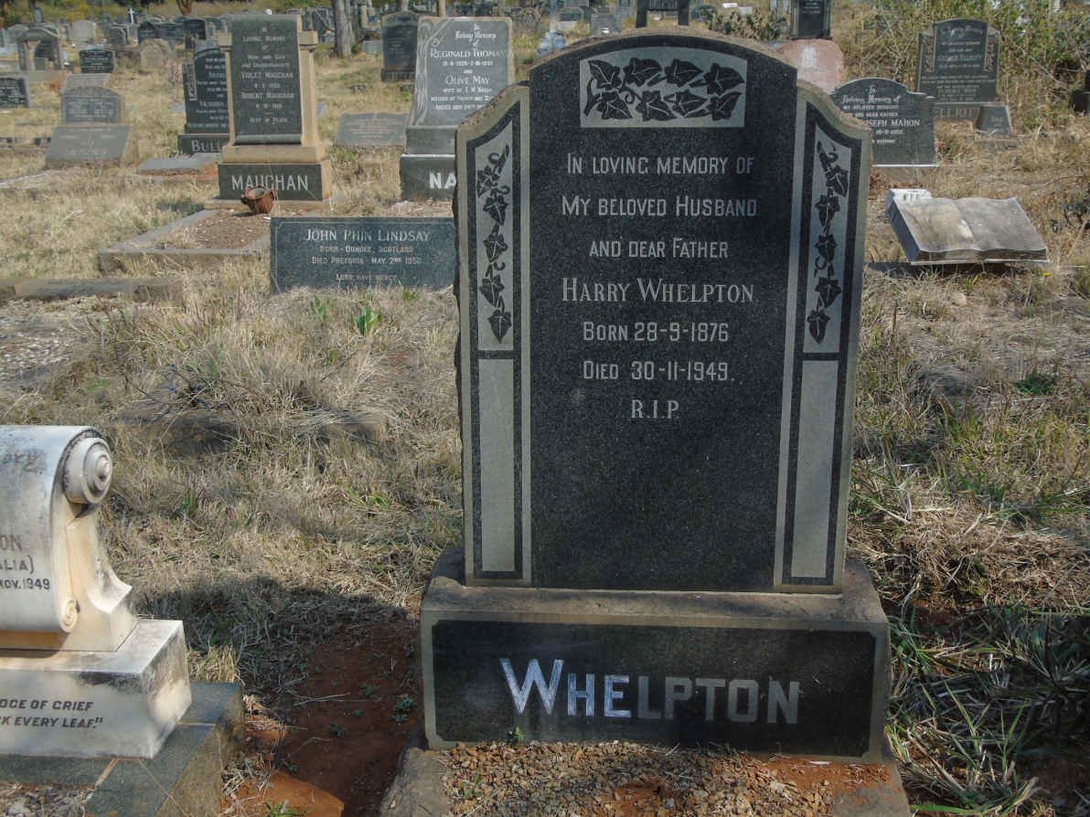WHELPTON Harry 1876-1949