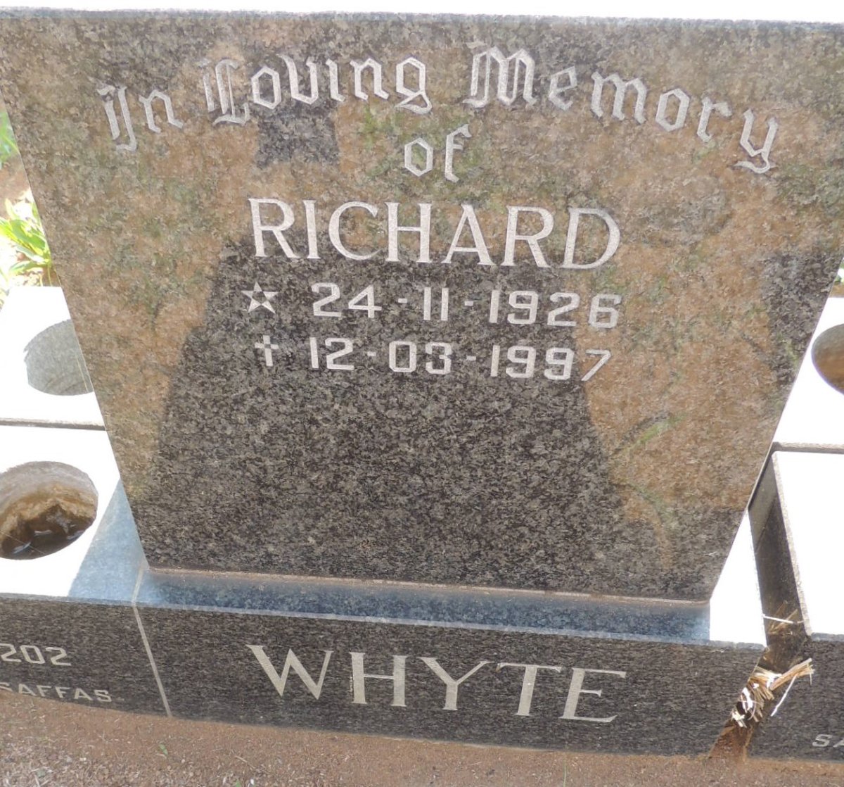 WHYTE Richard 1926-1997