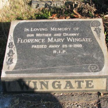 WINGATE Florence Mary -1980