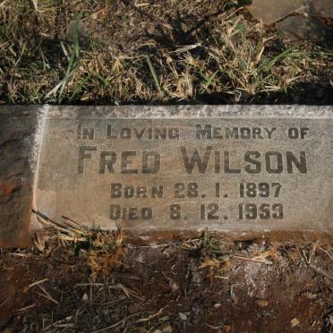 WILSON Fred 1897-1959
