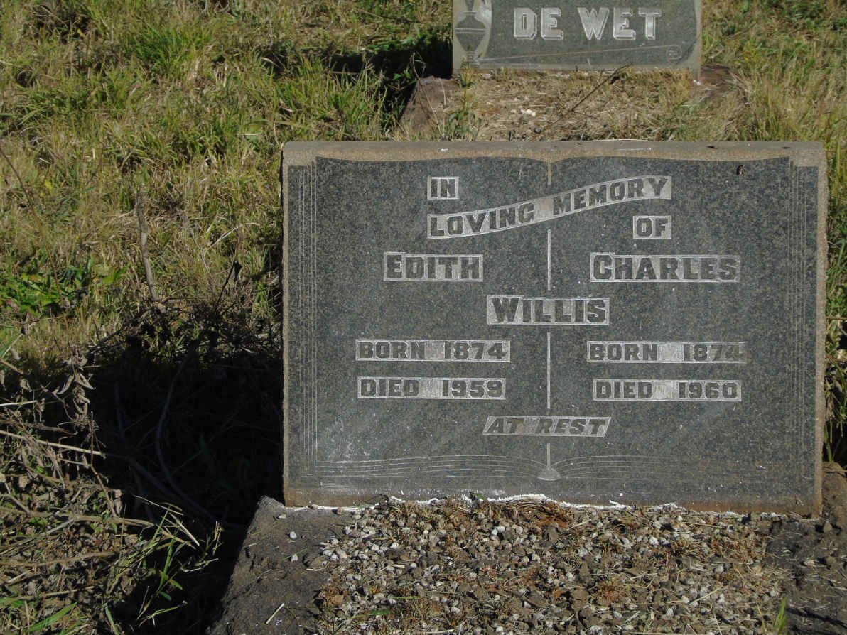 WILLIS Charles 1874-1960 &amp; Edith 1874-1959