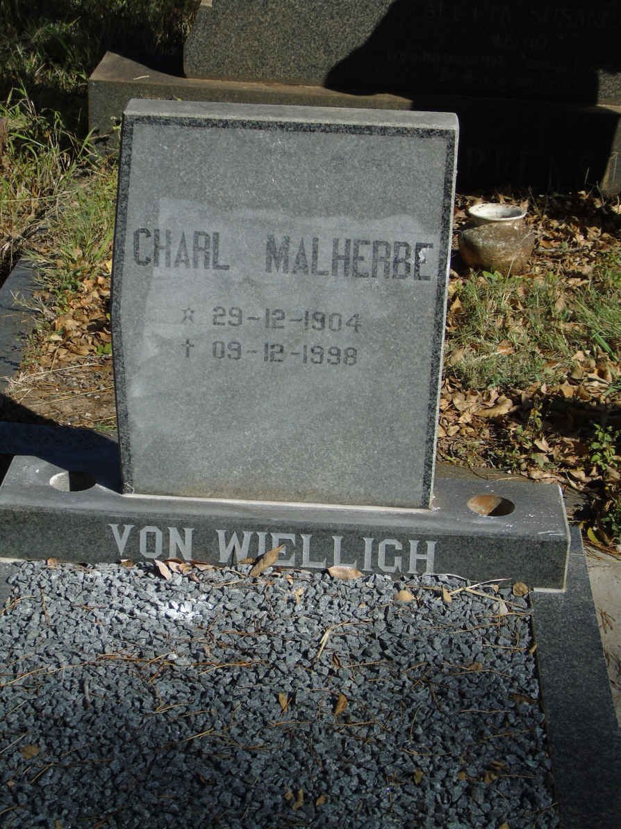 WIELLIGH Charl Malherbe, von 1904-1998