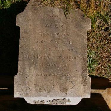 WIT Alex, de 1889-1911