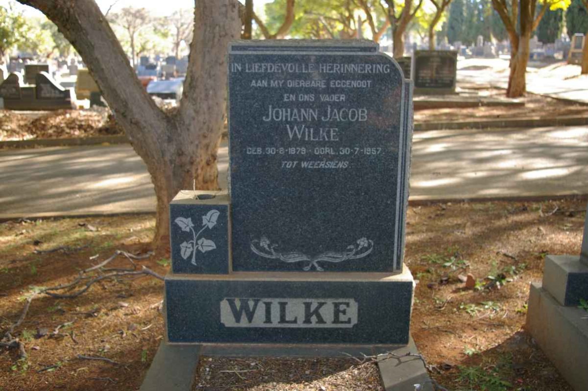 WILKE Johann Jacob 1879-1957