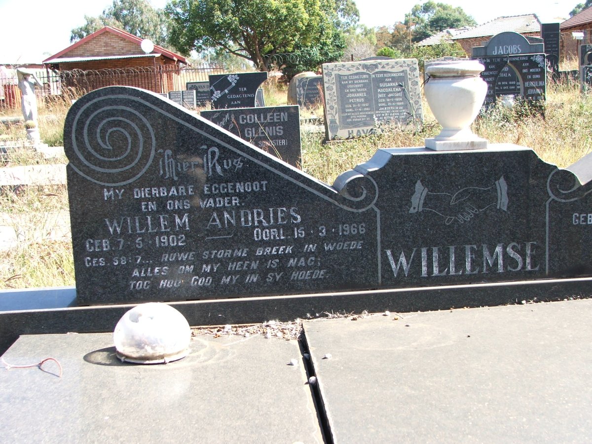 WILLEMSE Willem Andries 1902-1966 &amp; Maria Jacomina 1905-1990 _2