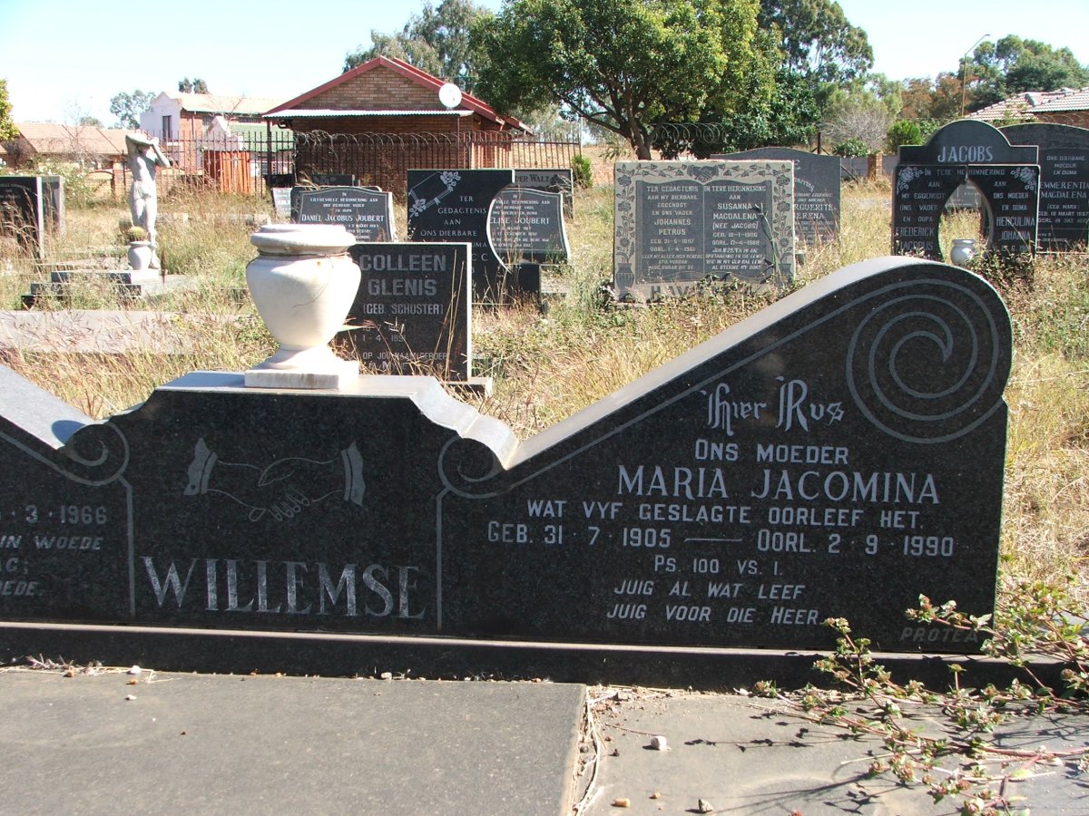 WILLEMSE Willem Andries 1902-1966 &amp; Maria Jacomina 1905-1990 _1