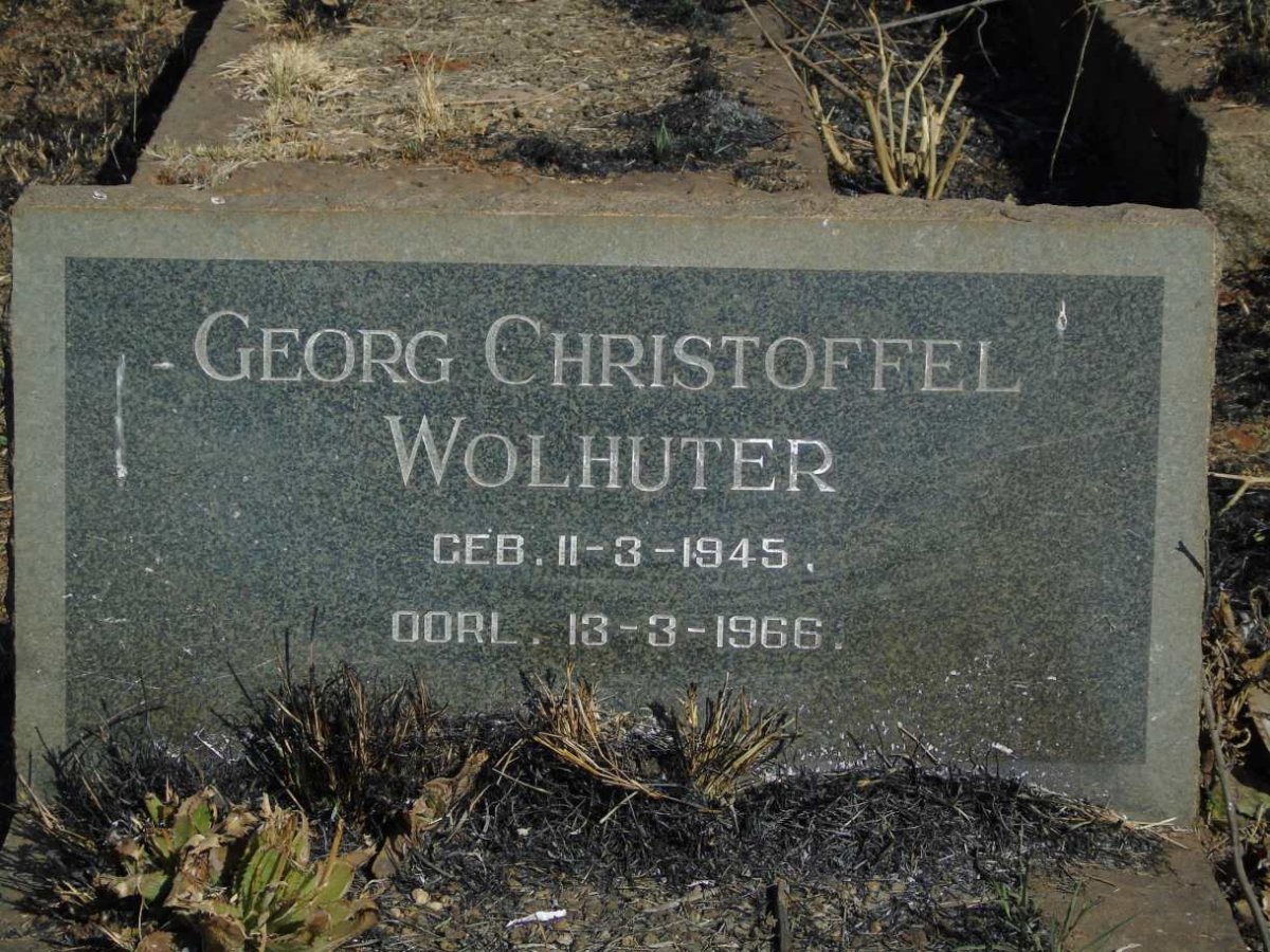 WOLHUTER Georg Christoffel 1945-1966