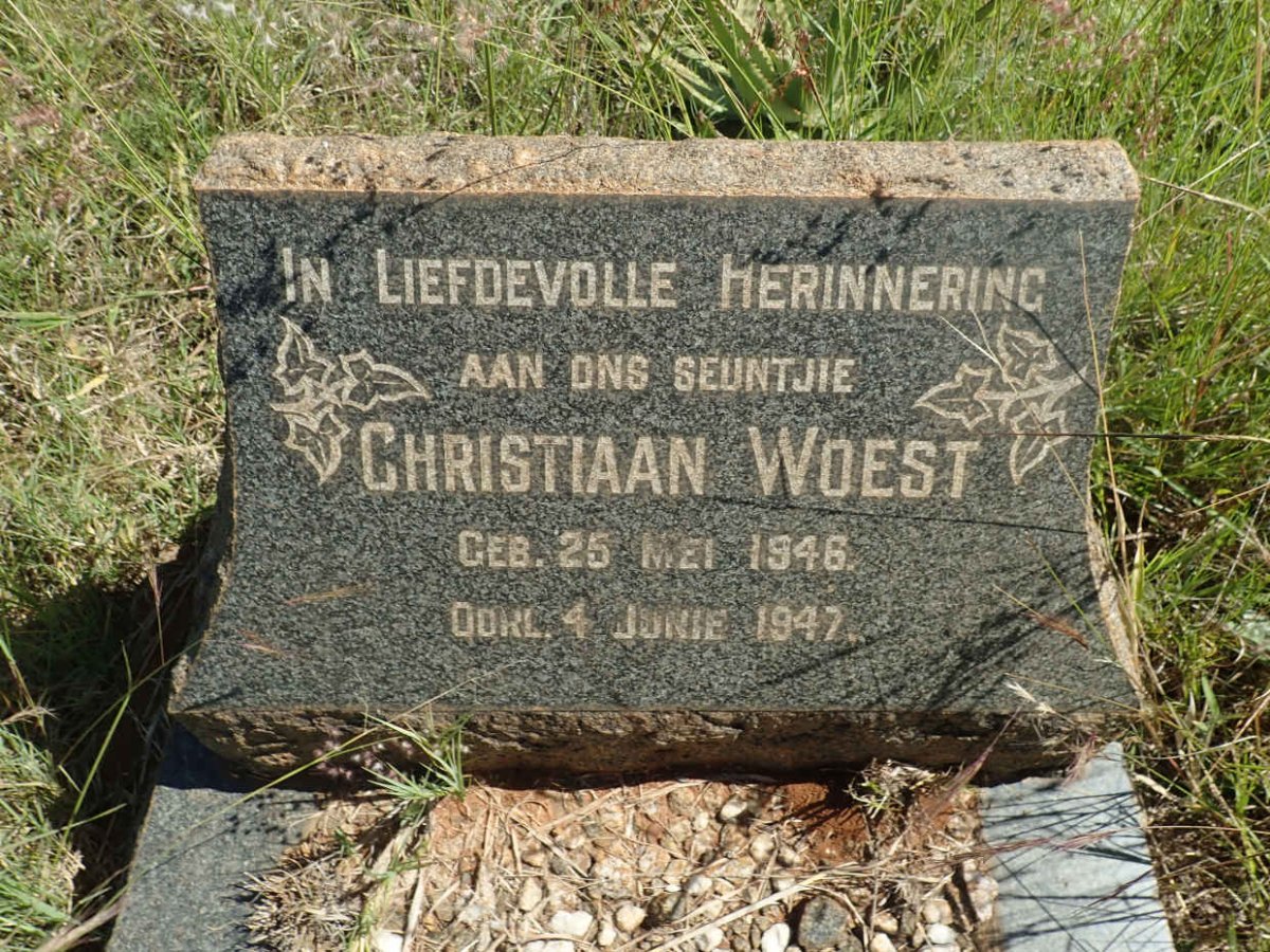 WOEST Christiaan 1946-1947