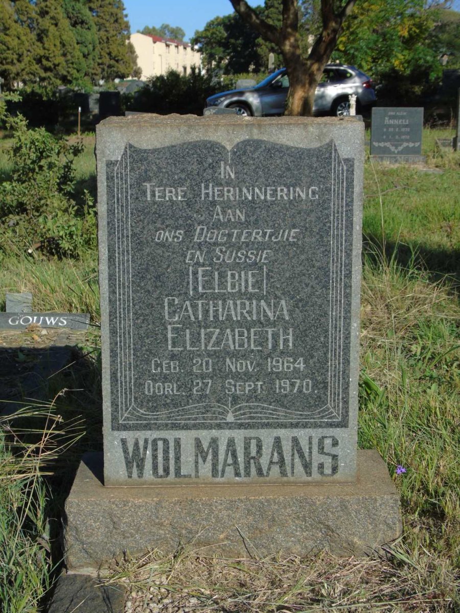 WOLMARANS Catharina Elizabeth 1964-1970