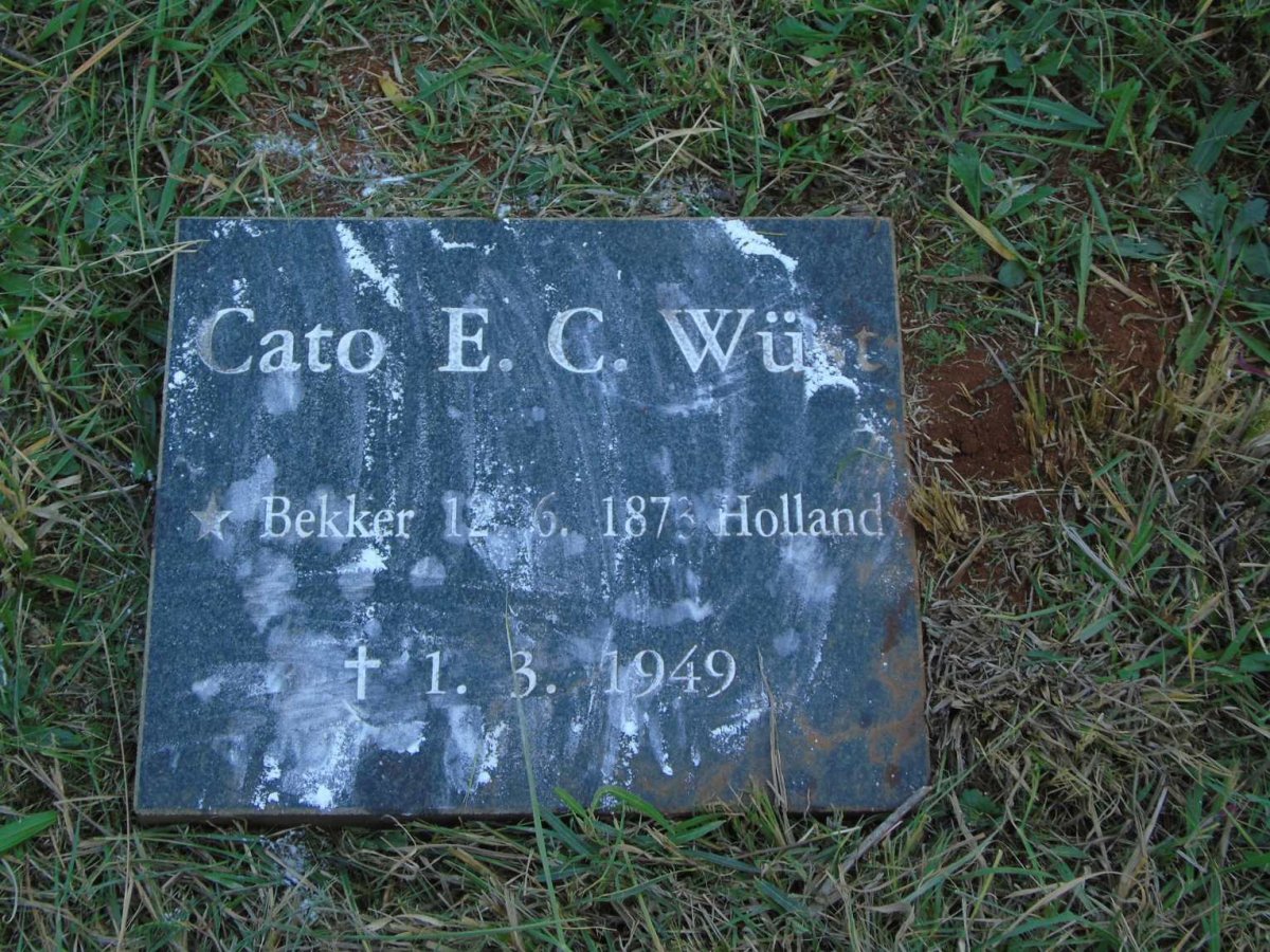 WUST Cato E.C. 1873-1949