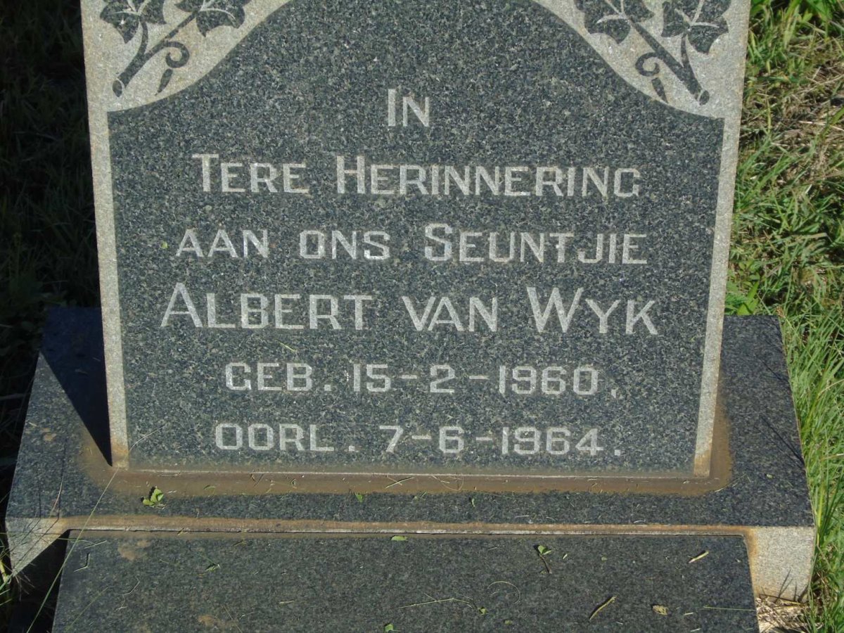 WYK Albert, van 1960-1964