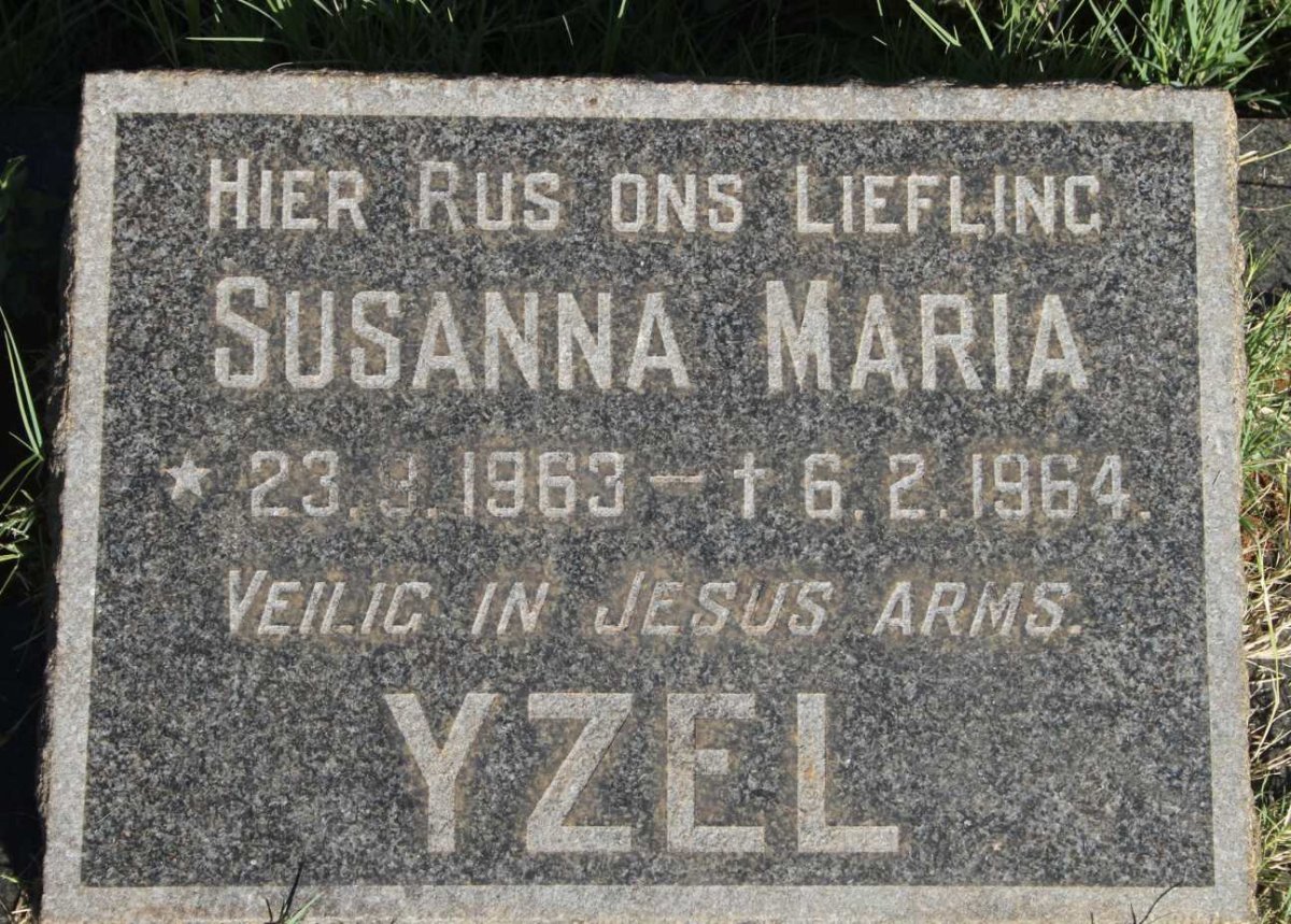 YZEL Susanna Maria 1963-1964