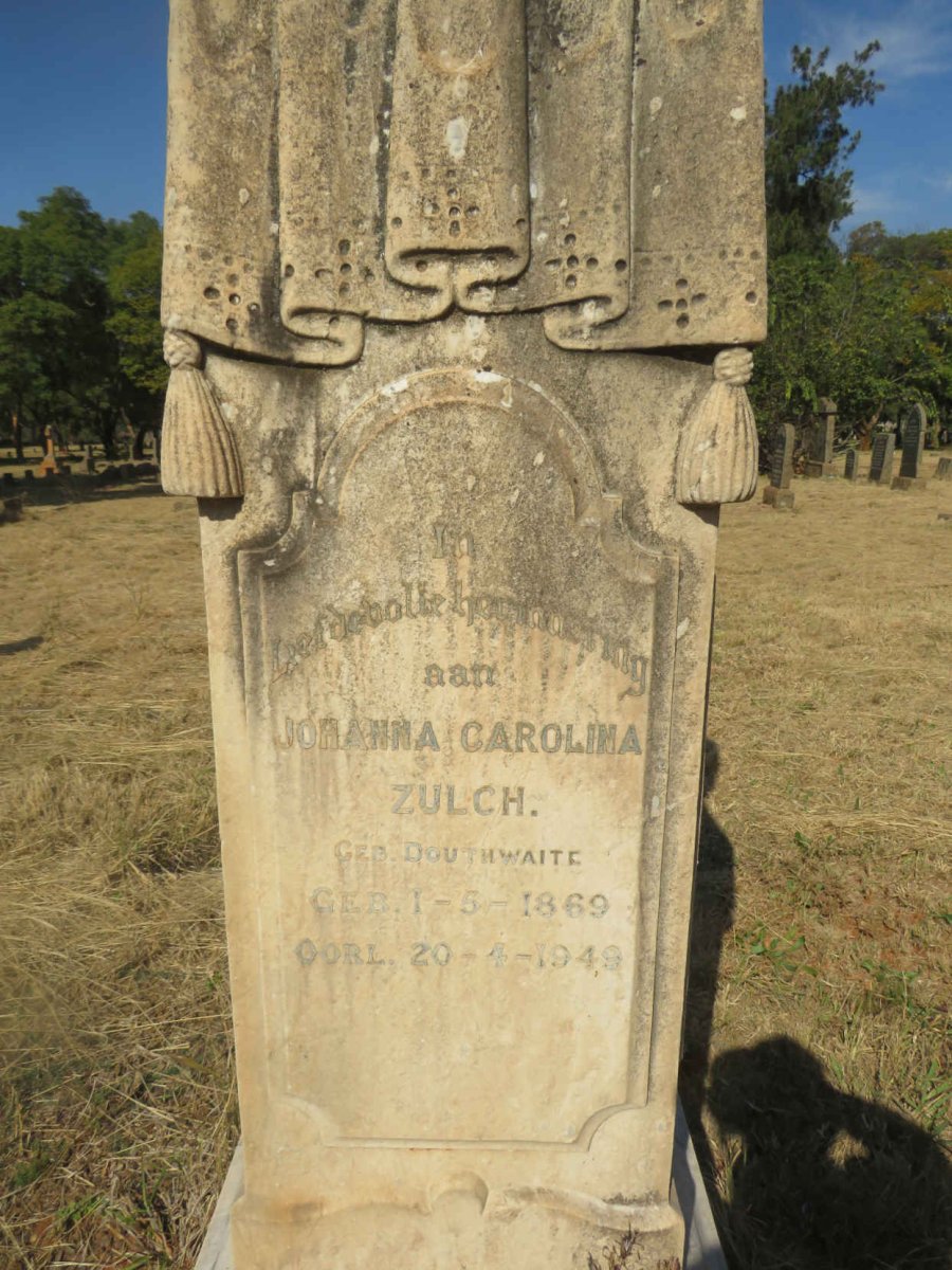 ZULCH Johanna Carolina 1869-1949