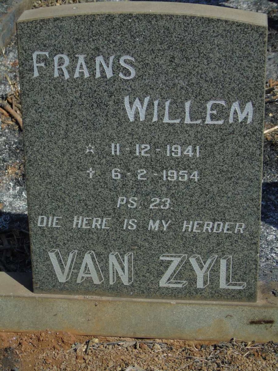 ZYL Frans Willem, van 1941-1954
