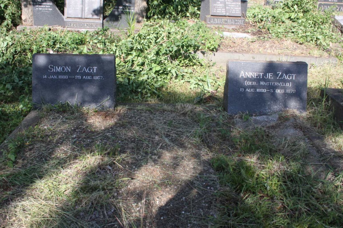 ZAGT Simon 1880-1967 &amp; Annetje WAGTERVELD 1880-1972