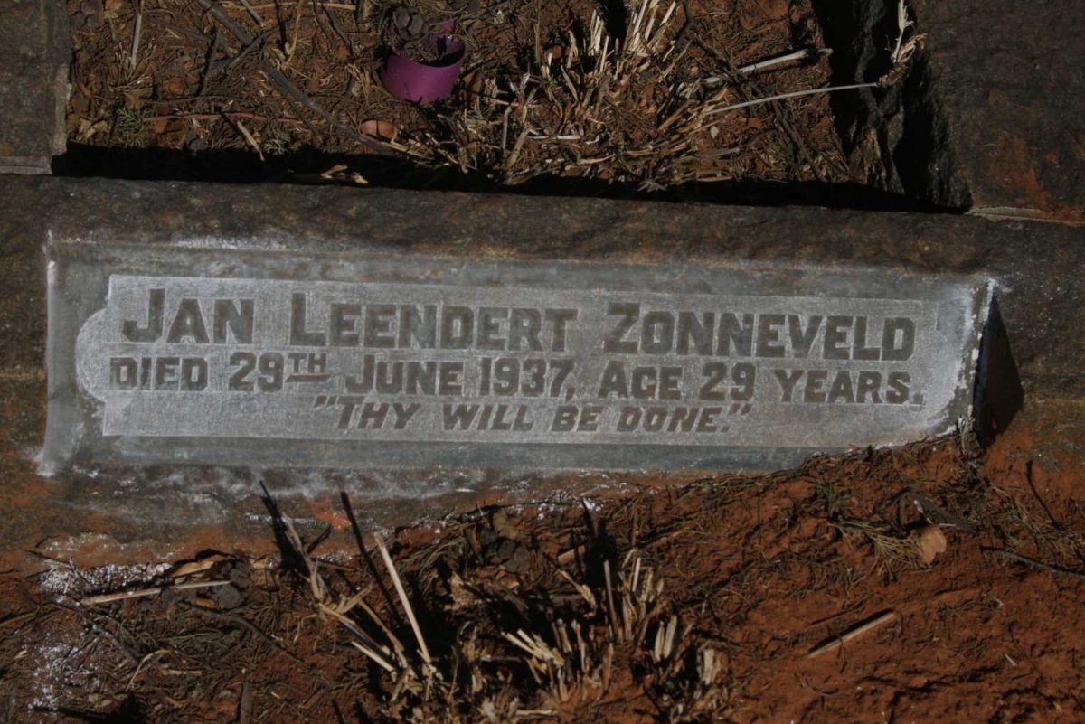 ZONNEVELD Jan Leendert -1937