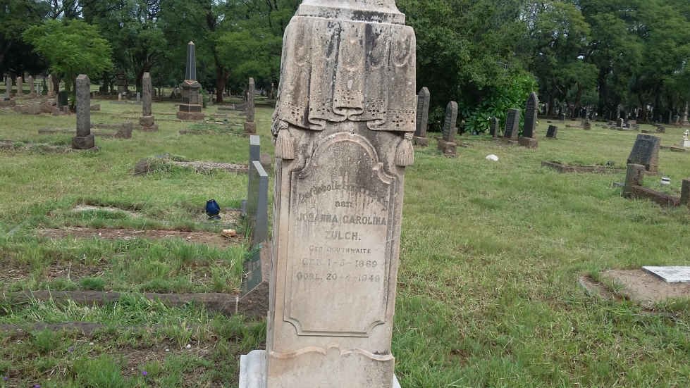 ZULCH Johanna Carolina nee DOUTHWAITE 1869-1949