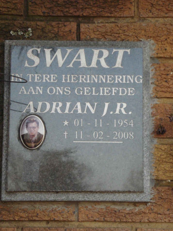 SWART Adrian J.R. 1954-2008