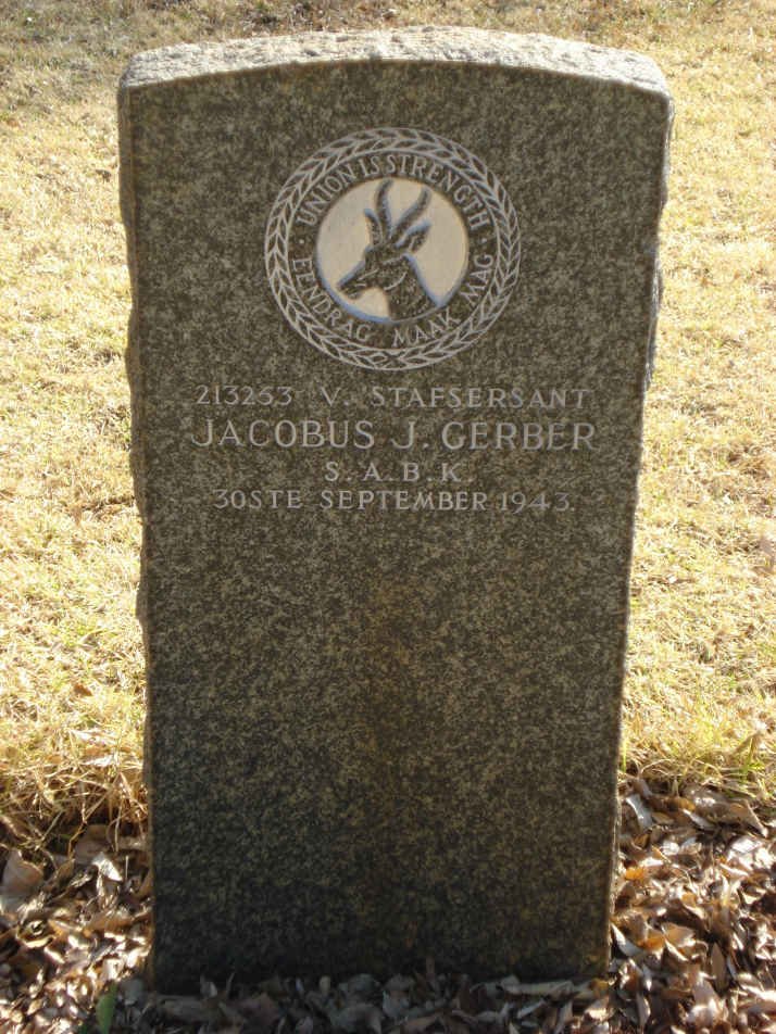 GERBER Jacobus J. -1943