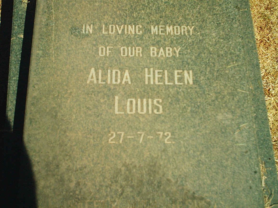 LOUIS Alida Helen 1972-1972