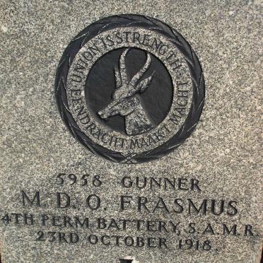 ERASMUS M.D.O. -1918