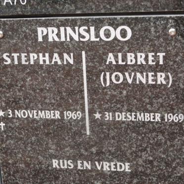 PRINSLOO Stephan 1969- &amp; Albret JOVNER 1969-