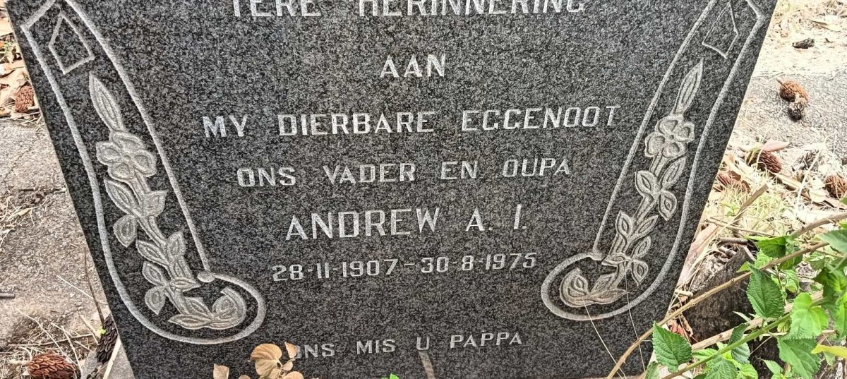 ? Andrew A.I. 1907-1975