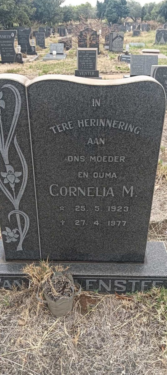?ENSTEE? Cornelia M., van 1923-1977
