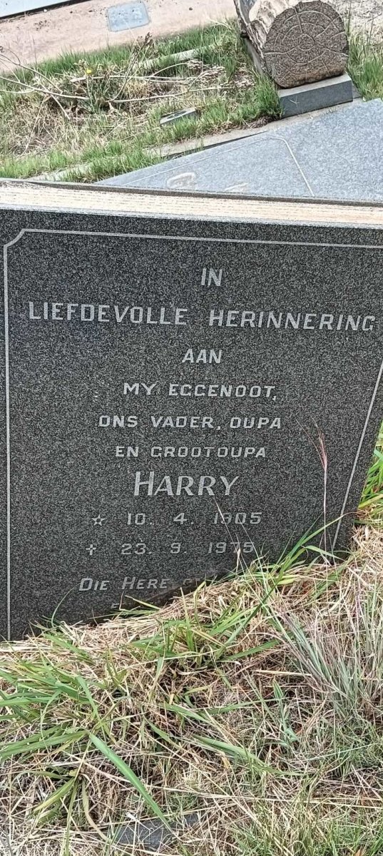 ? Harry 1905-1975