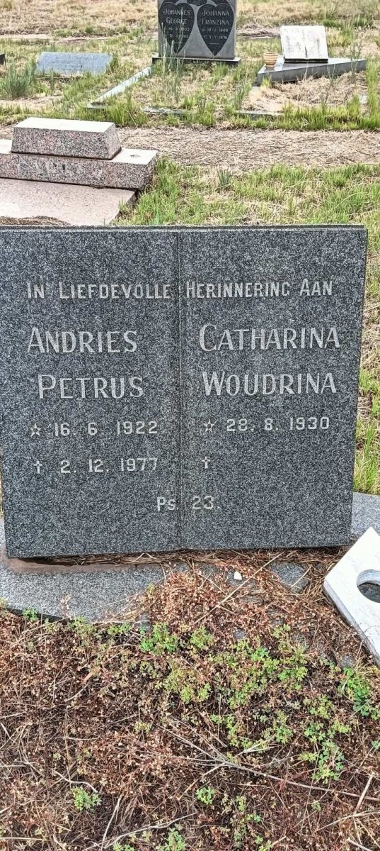 ? Andries Petrus 1922-1977 & Catharina Woudrina 1930- 