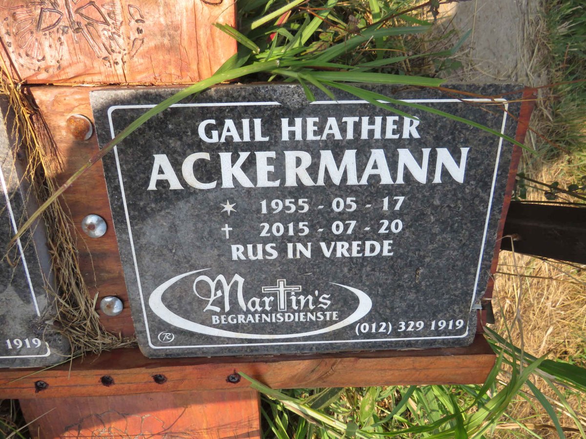 ACKERMANN Dirk Jacobus 1952-2014 & Gail Heather 1955-2015  _2